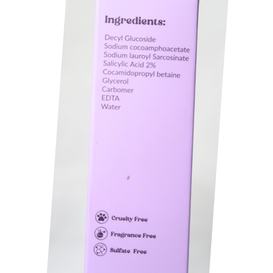 Skinera Gentle Exfoliating Cleanser 100ml - Salicylic Acid 2%